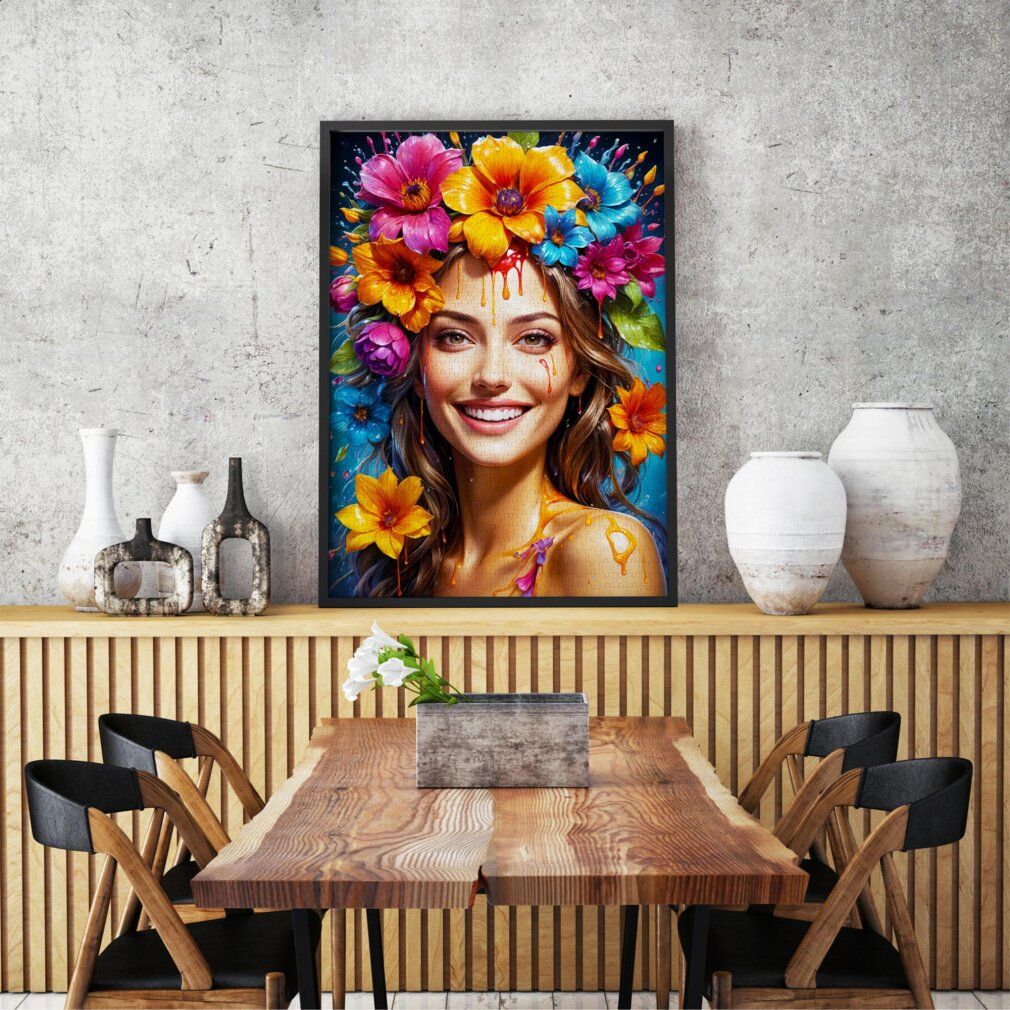 enjoy puzzel bloem meisjes 1000 delen