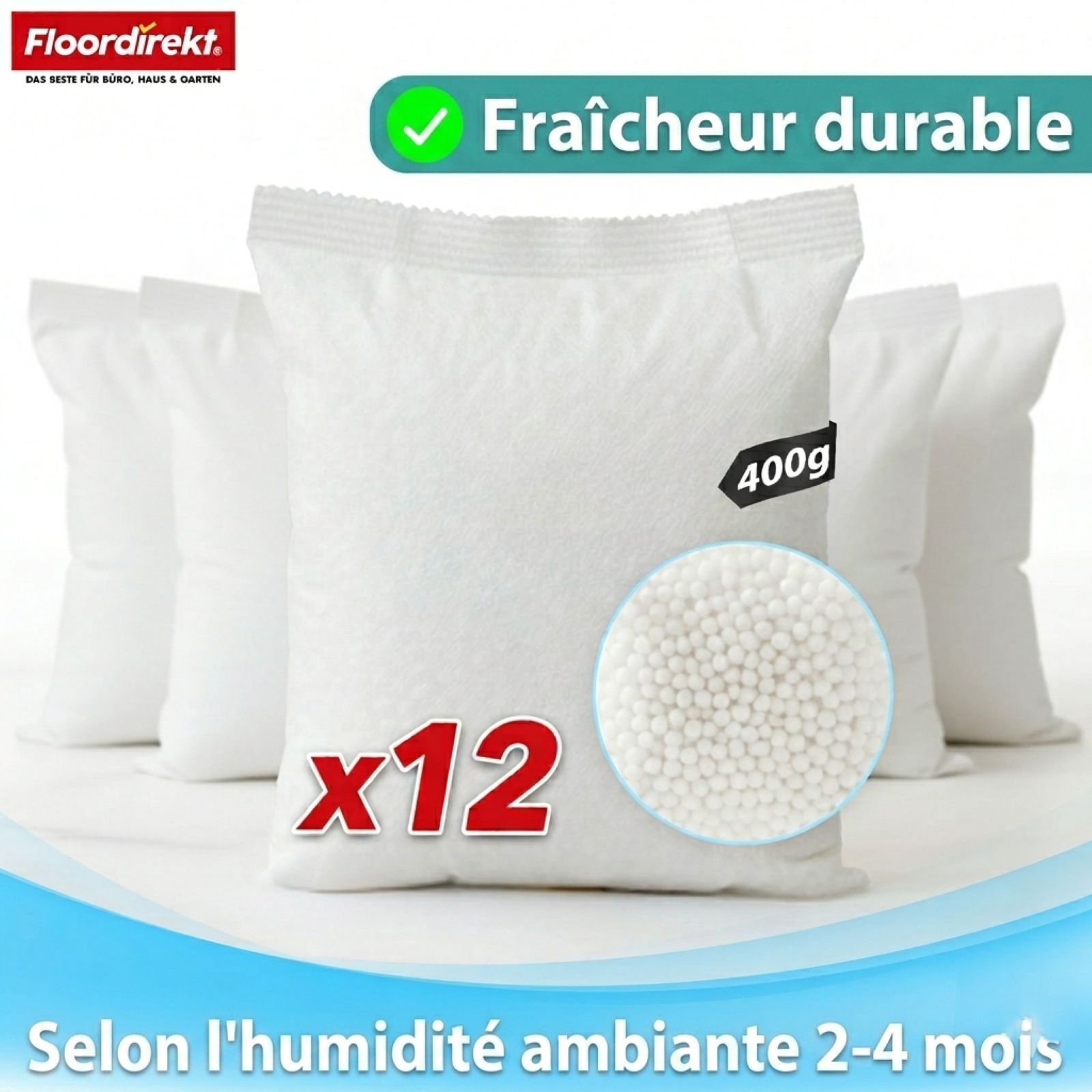 KARAT Recharges Habo pour déshumidificateur - Granulés absorbants