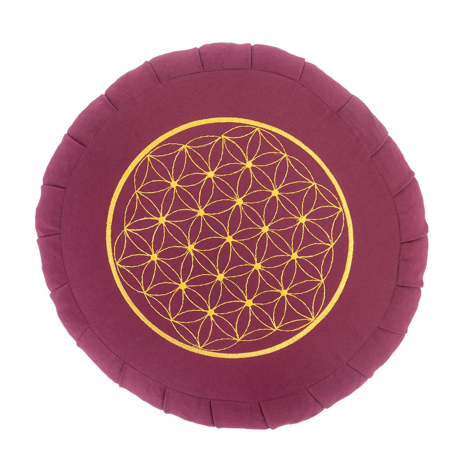 bodhi Meditatiekussen ZAFU ECO Stick Bloem des Levens, vulling van speltkaf