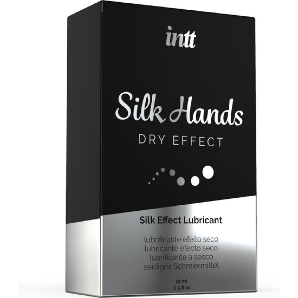 Emballage pour lubrifiant Intt Silk Hands Dry Effect, 15ml.