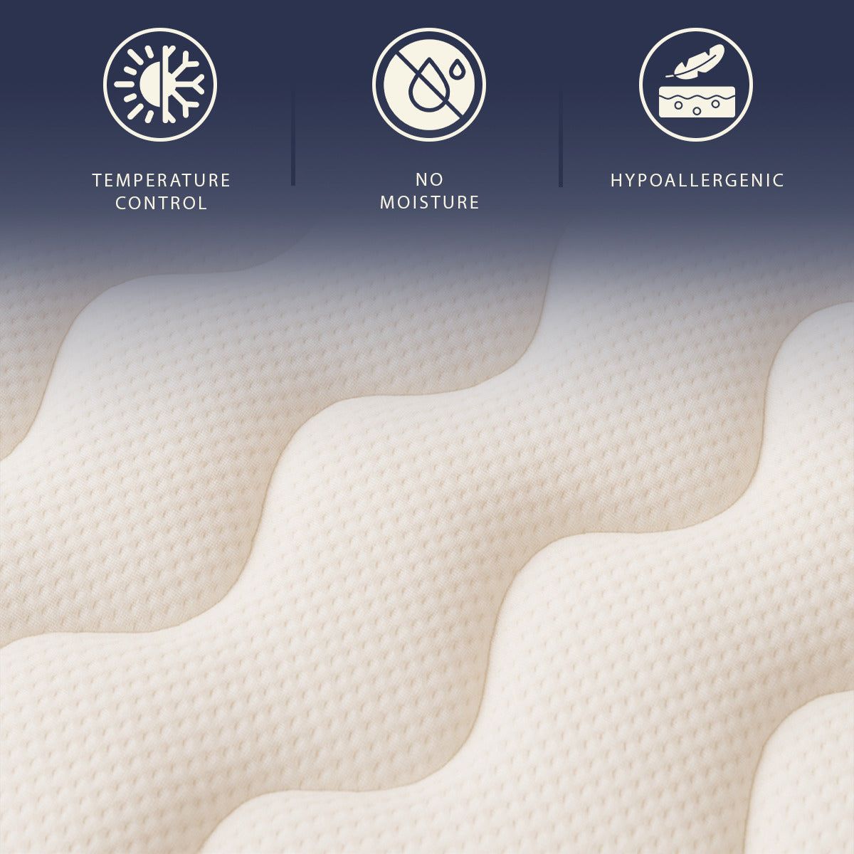 The White Stone Orthopedisch Matras 80x190 cm Hoogte 21 cm | Ergonomisch en Ademend