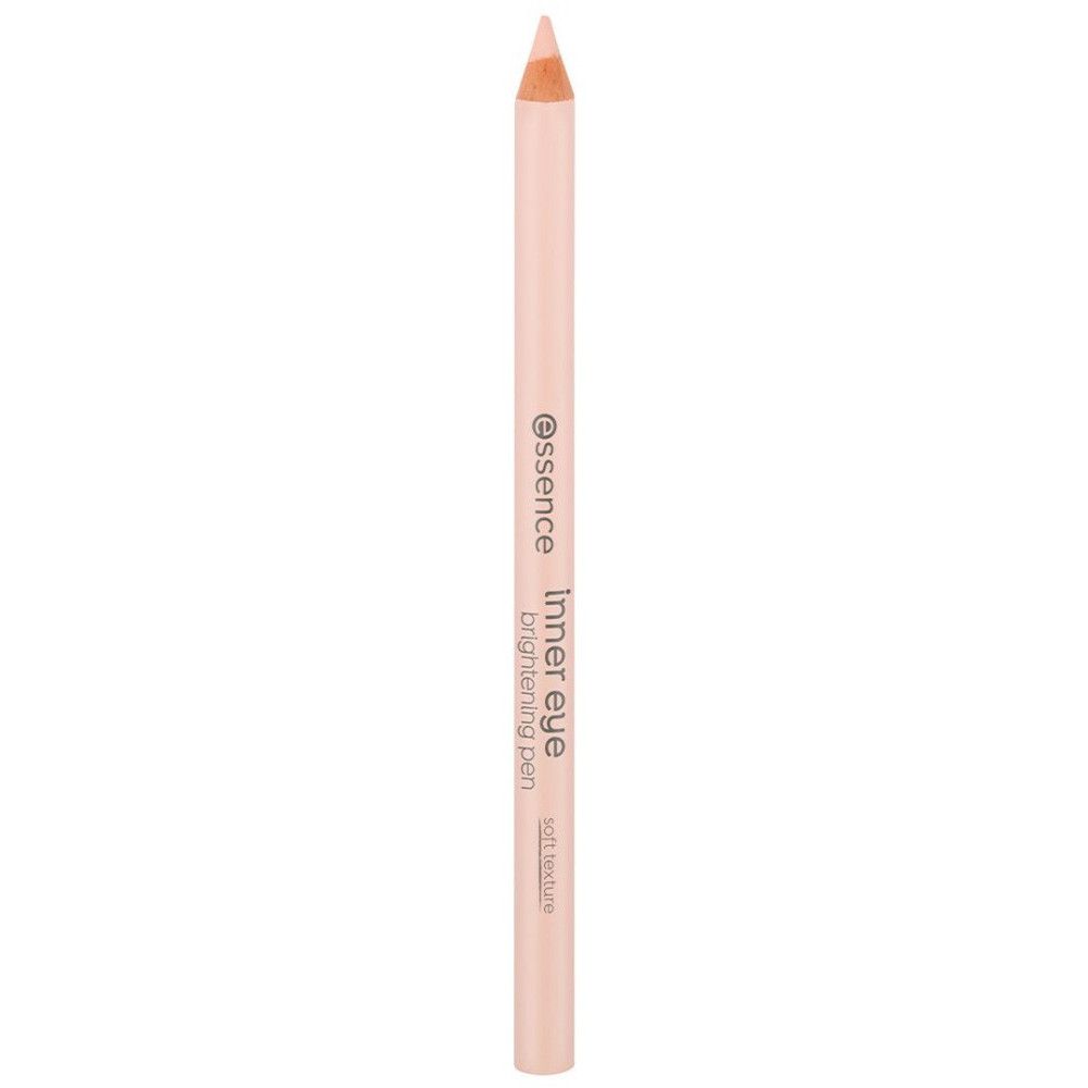 Crayon pour les yeux rose clair avec pointe. Inscription: Essence, Innenauge, brightening pen, soft texture.