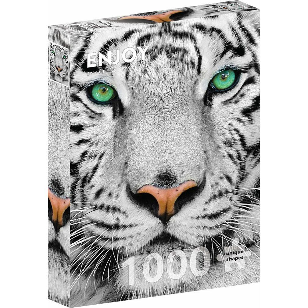enjoy Witte Siberische Tijger Puzzel 1000 delen