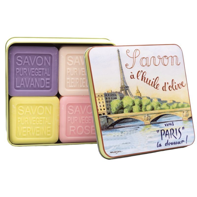 La Savonnerie de Nyons - Metalen doos met zeep - Seine