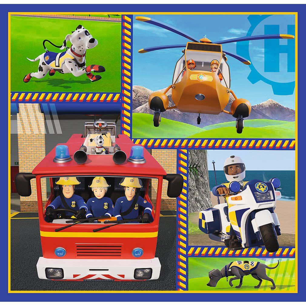 trefl Puzzle Firefighter Sam: Sam's Day 3in1 (20,36,50 stuks)