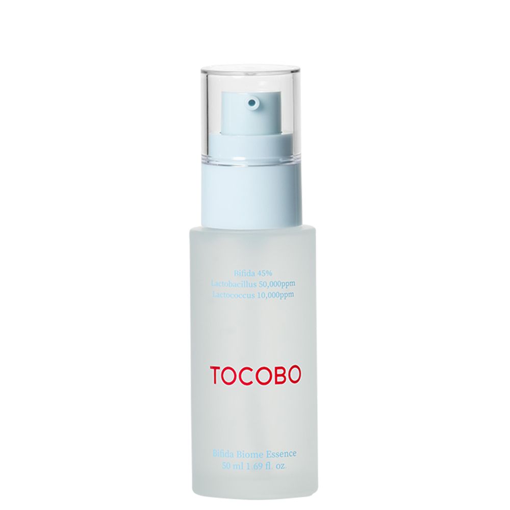 Flacon TOCOBO Bifida Biome Essence avec pompe.