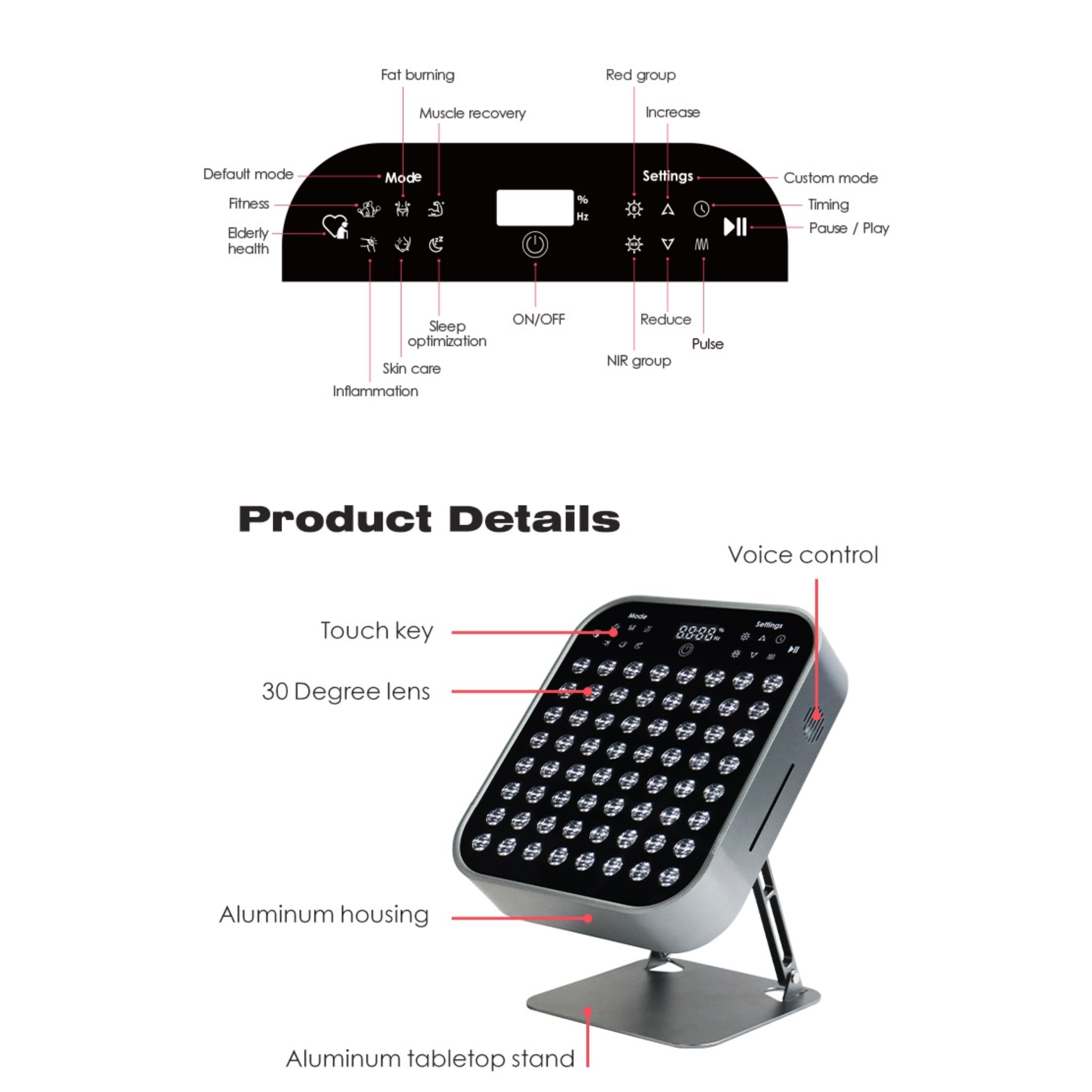 Lalano`S Cosmetics Infrarood Lamp