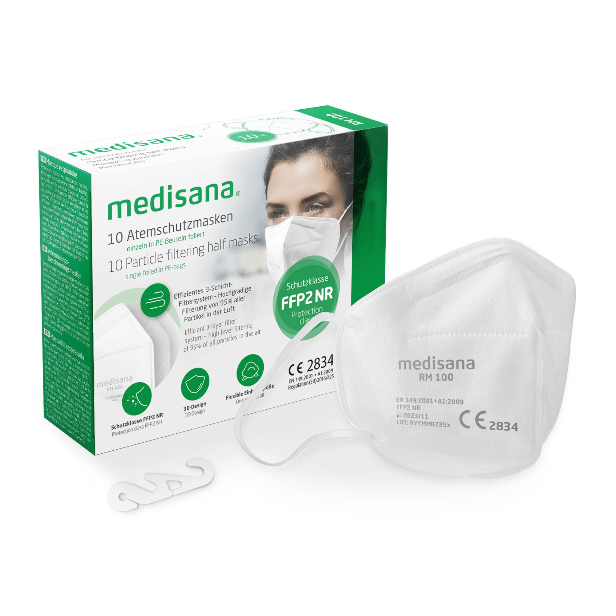 medisana RM 100 FFP2 Masque de protection respiratoire