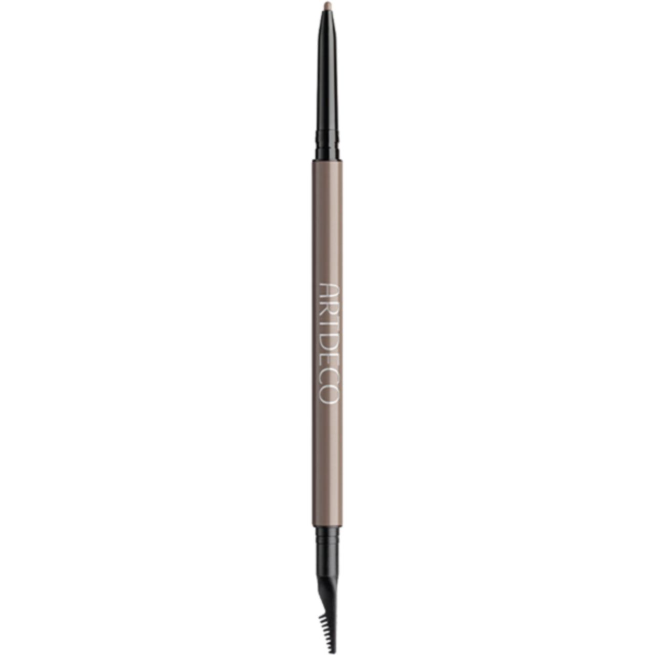 Artdeco Ultra Fine Brow Liner. Potlood met punt en borstel. Lichtbruine tint. Zwarte punt en borstel.