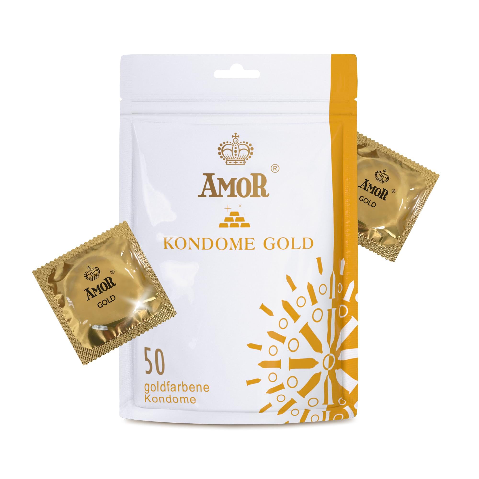 AMOR Gold Condooms 53mm