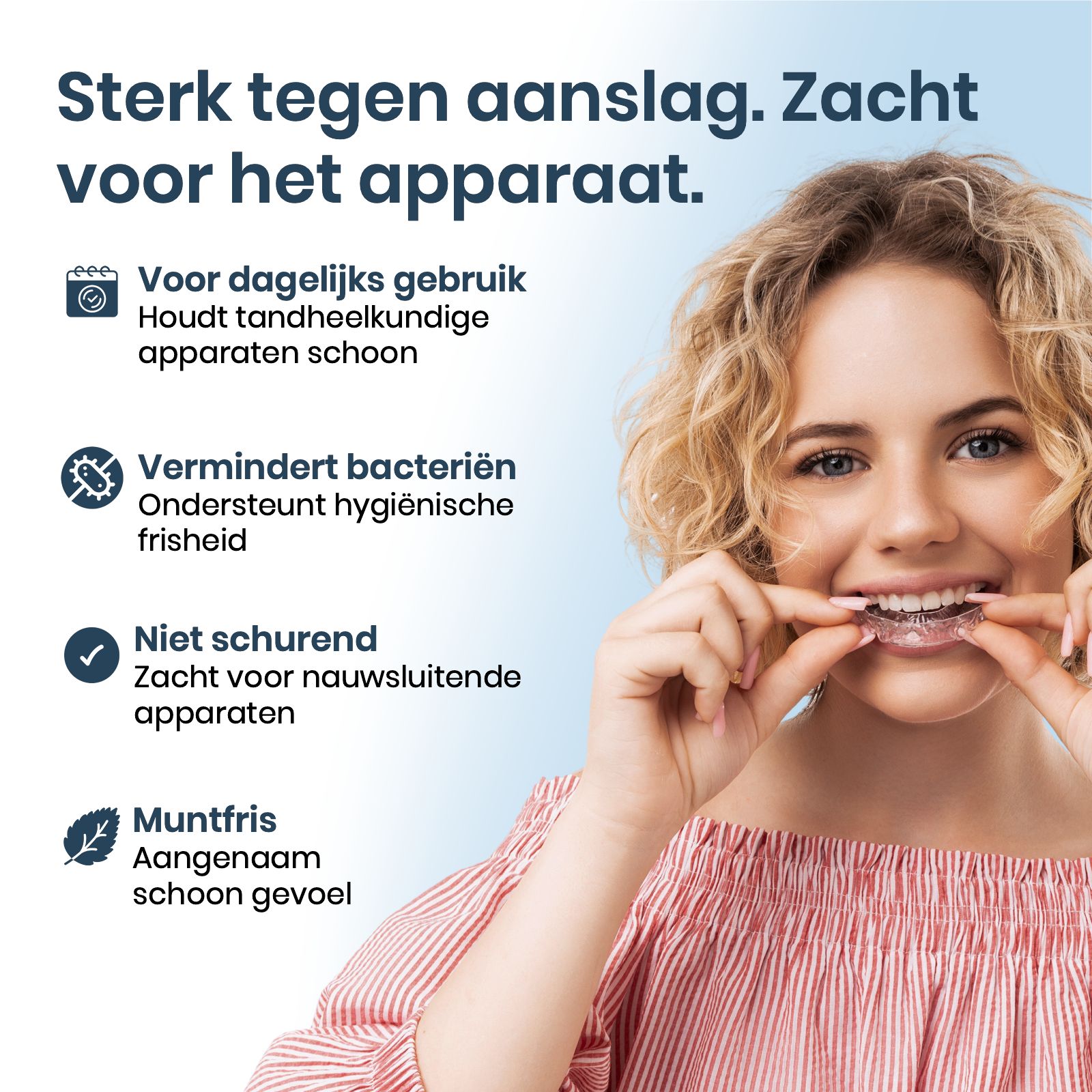 mfa® Reinigingstabletten voor kunstgebitten, retainers & aligners