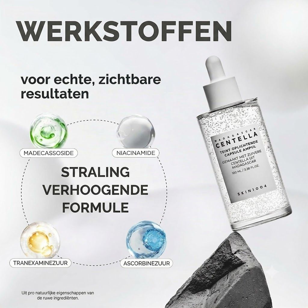 SKIN1004 Ampoule, 100ml, op witte achtergrond.