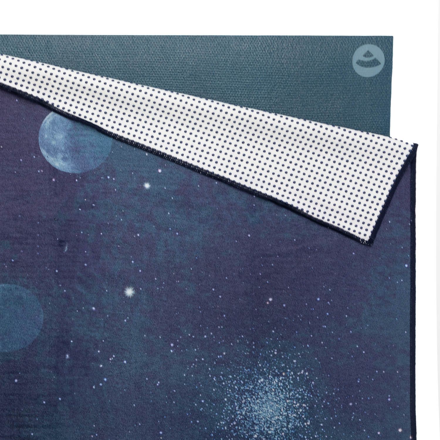 bodhi GRIP² Yoga Towel Art Collection, bleu nuit