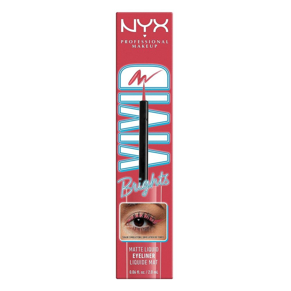 Nyx - Matte Vloeibare Eyeliner Vivid Brights