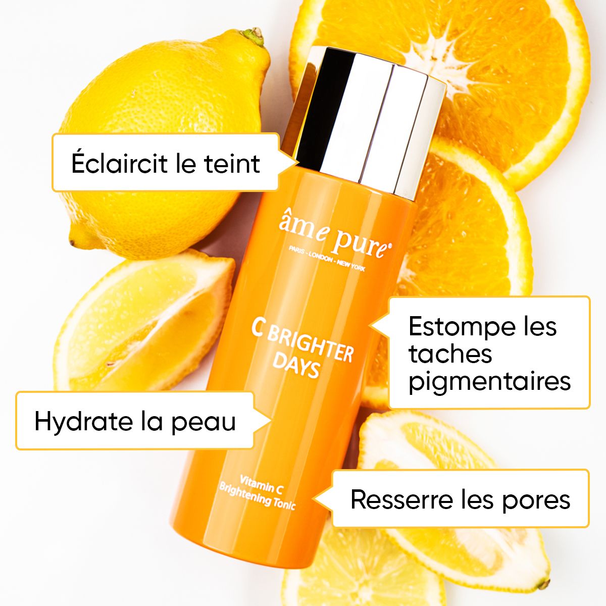 âme pure C-Brighter Days tonique hydratant à la vitamine C