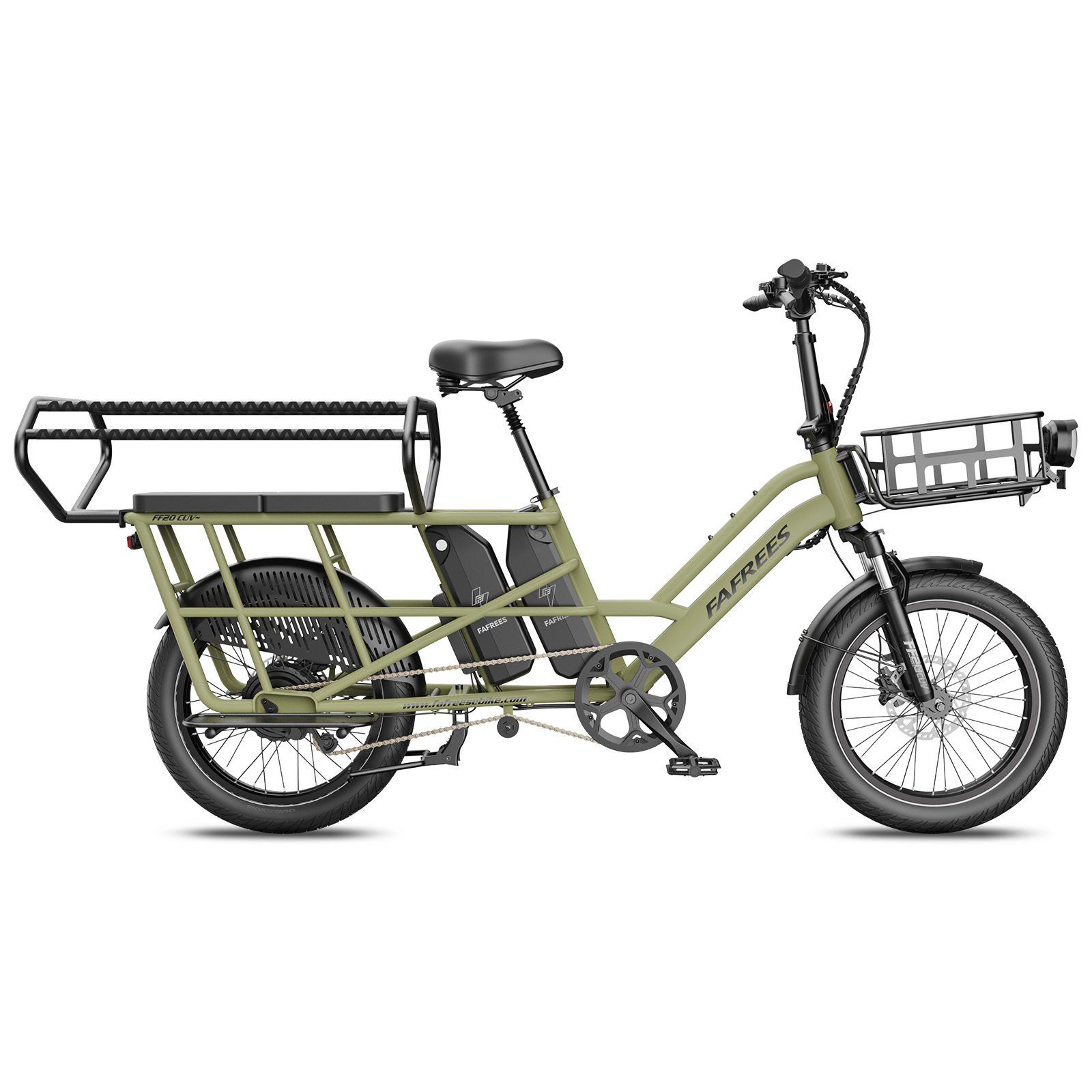 FAFREES FF20 CUV Vélo électrique modulable à longue queue – Double batterie 30 Ah