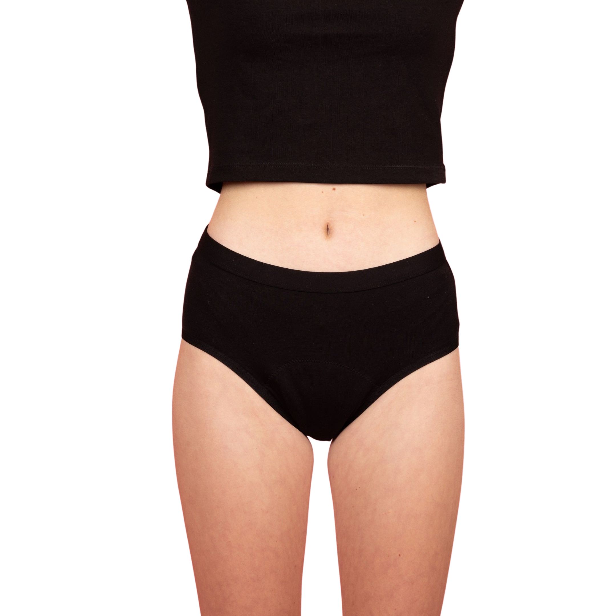 MOI ET MARIE menstruatieslip zwart voor tieners