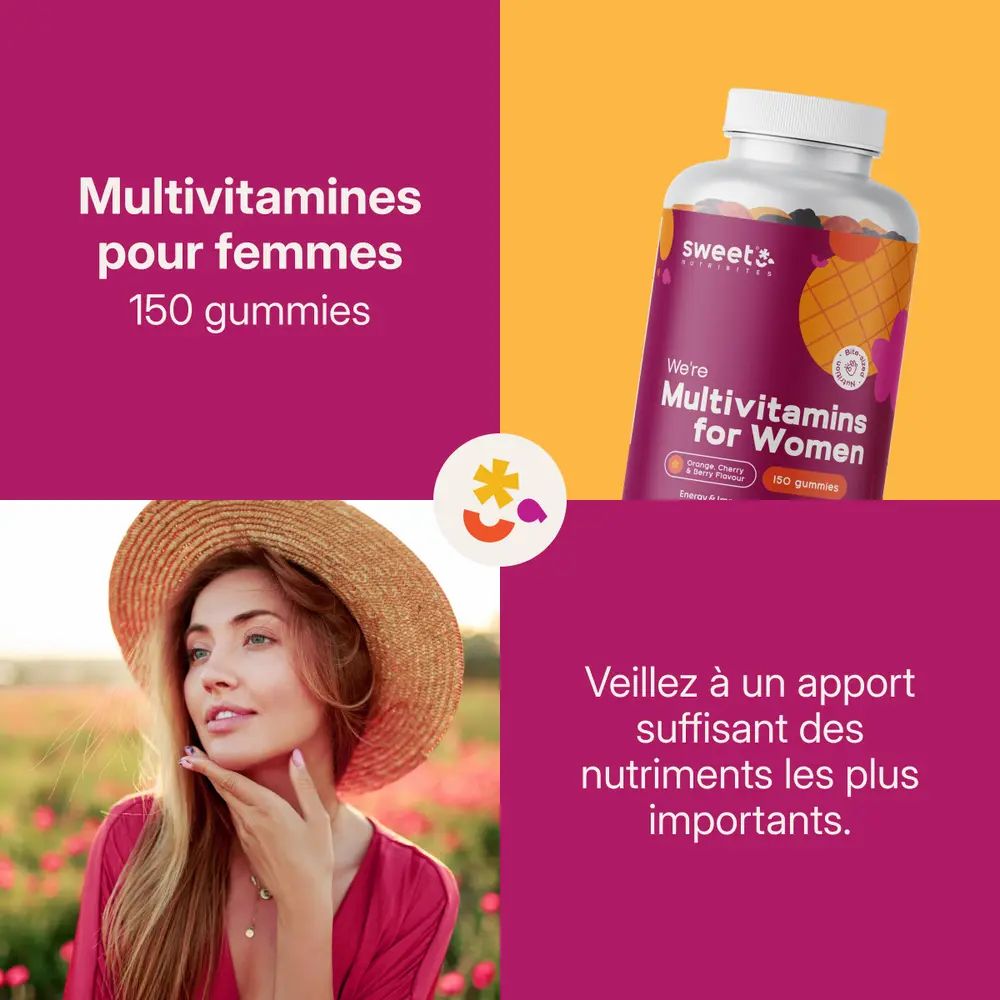 Sweet Nutribites Multivitamines pour Femmes