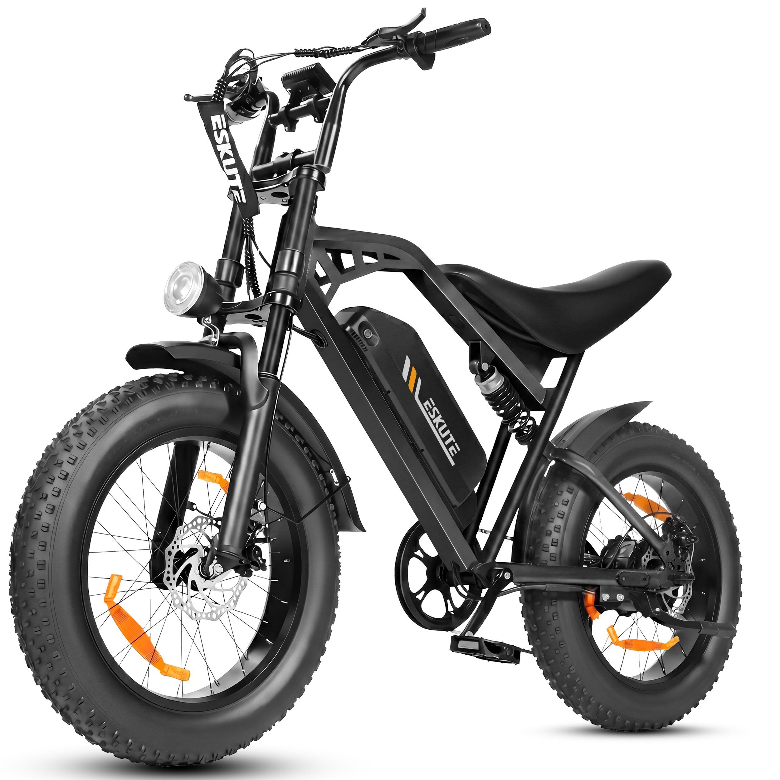 ESKUTE V202 Vélo électrique tout-terrain, batterie 48 V 20,8 Ah