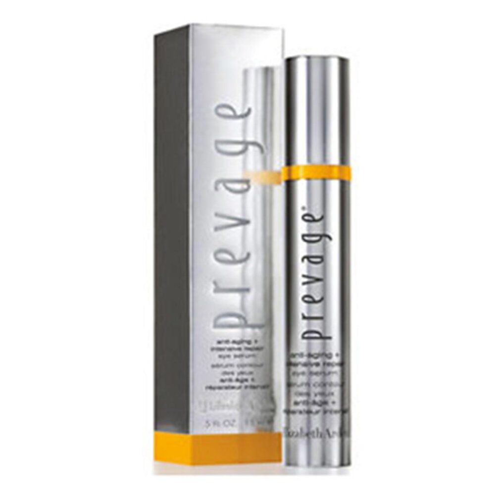 Tube en doos. Tube: "prevage" en anti-aging serum. Doos: "prevage" en productinfo. Merk: Elizabeth Arden.