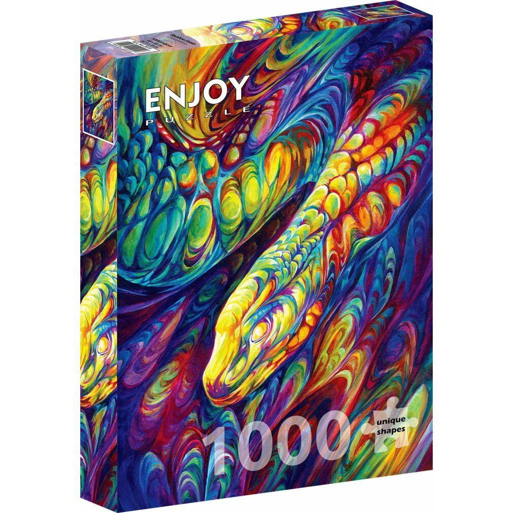 enjoy Arc-en-ciel Serpent Puzzle 1000 pièces