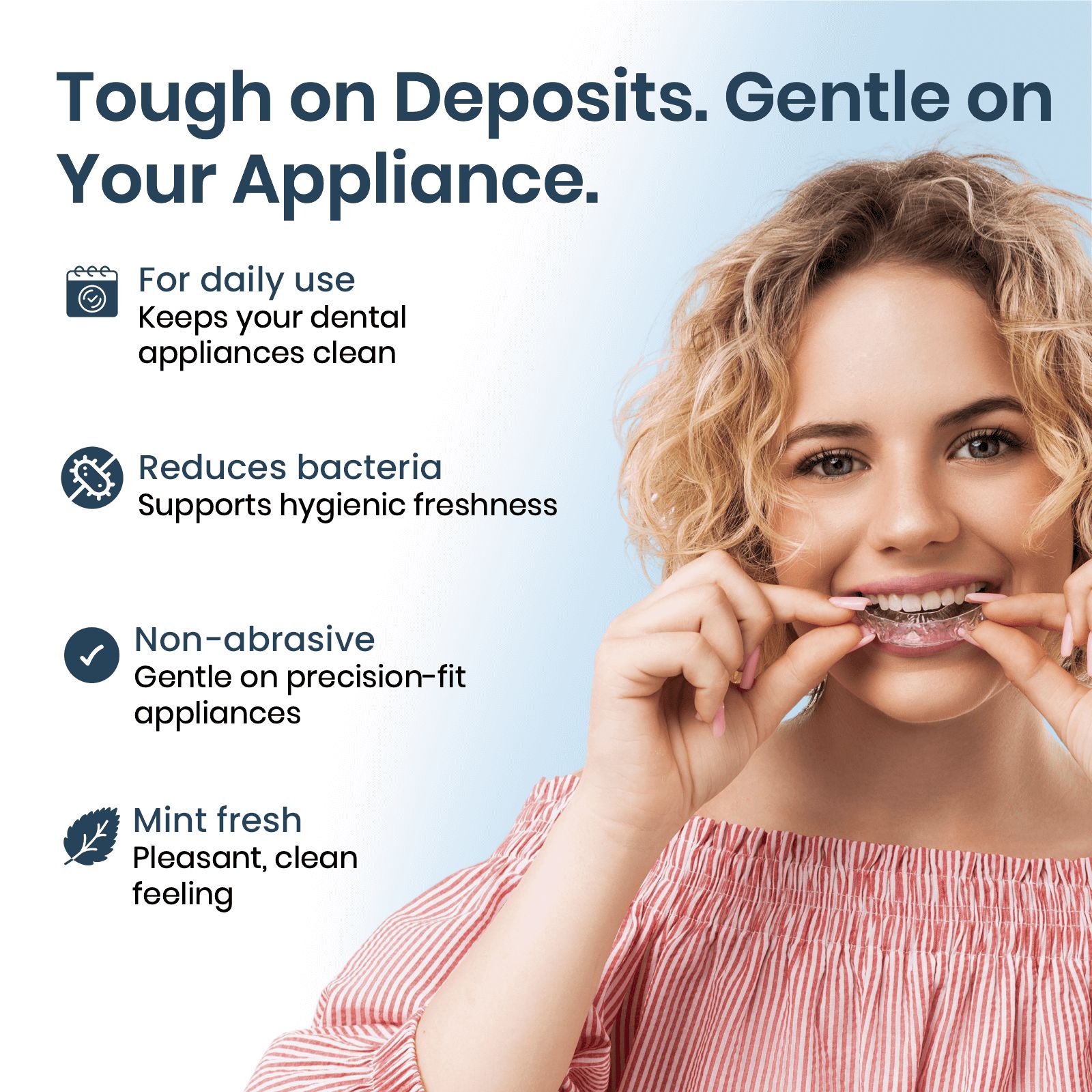 mfa® Reinigingstabletten voor kunstgebitten, retainers & aligners