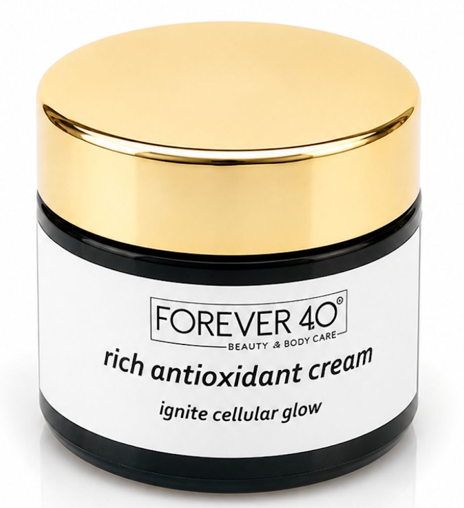 FOREVER 4.0 Crème riche antioxydante | Crème antioxydante à base d’huile | Vegan