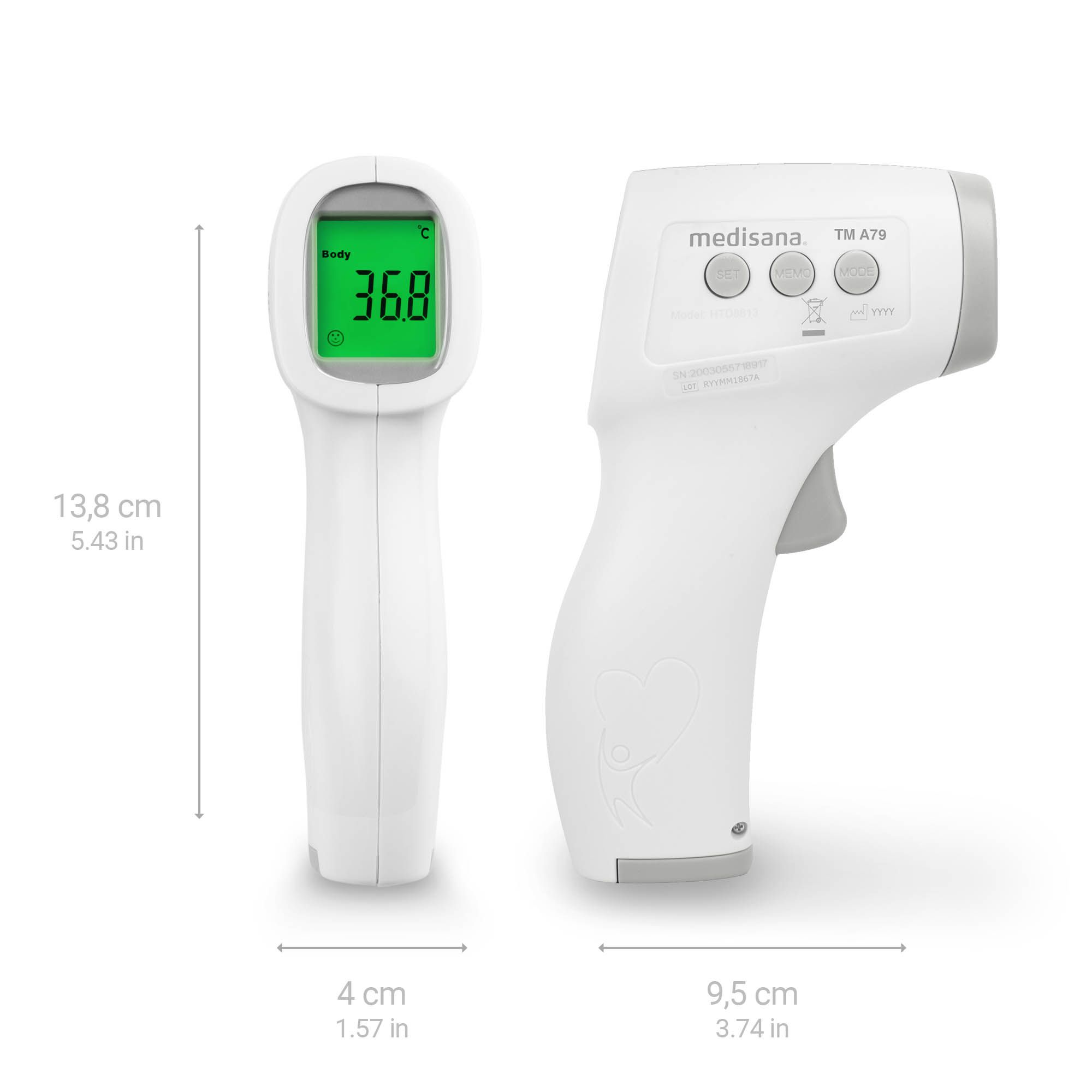 medisana TM A79 contactloze klinische thermometer