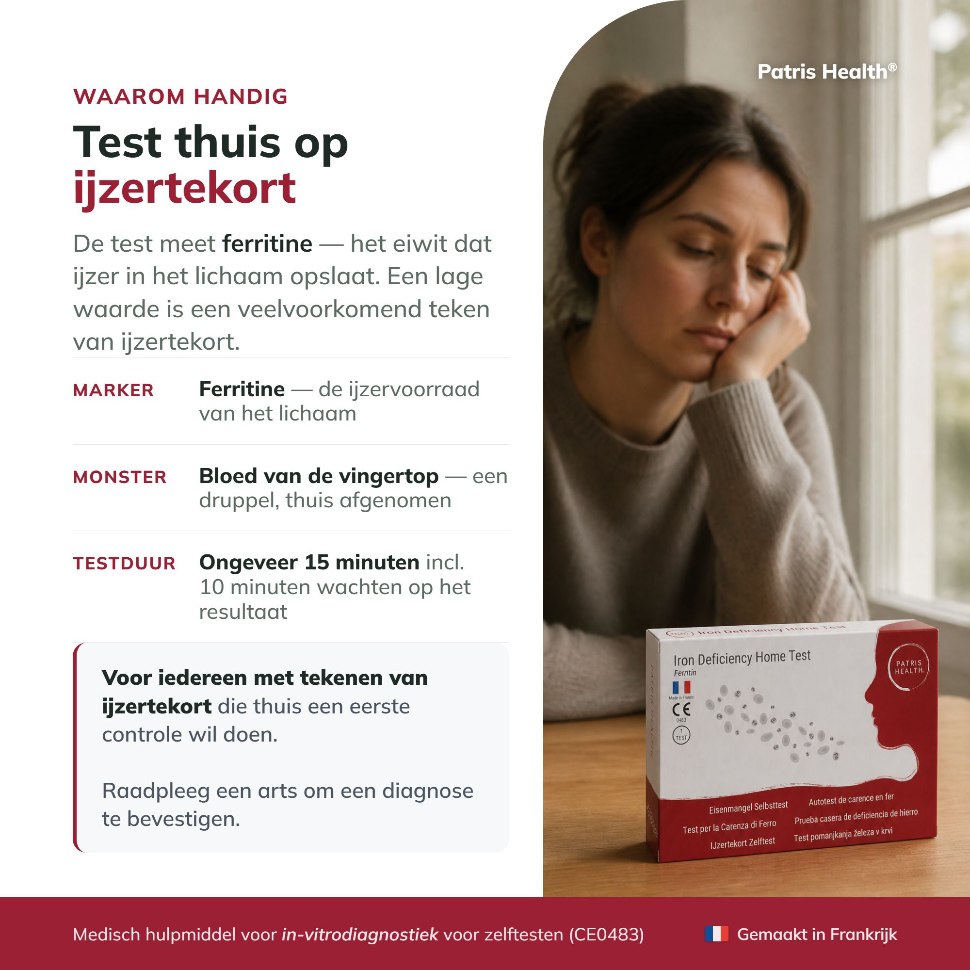 Resultaten van de test begrijpen: Positief, Negatief, Ongeldig met uitleg van de lijnen.