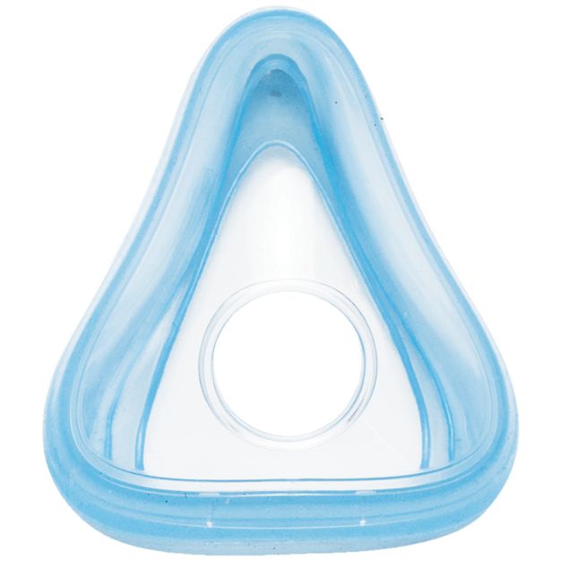 Masque CPAP Philips Amara SE Gel Full : joint en gel bleu du masque buccal et nasal.