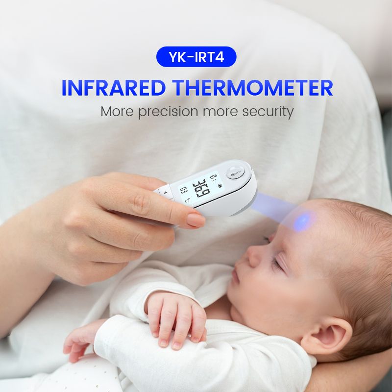 Lepu –Thermomètre Frontal Infrarouge Pour Bébé  Mesure Précise De La Température Sans Contact, IRT4
