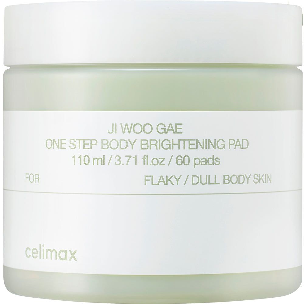 CELIMAX Ji Woo Gae Body Brightening Pads : 60 tampons dans un pot.