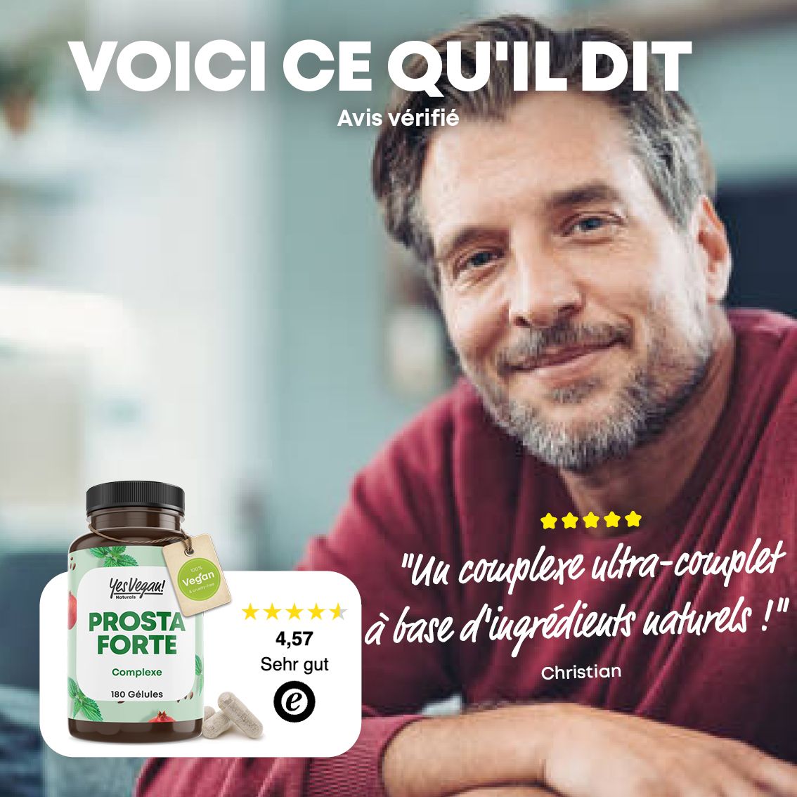 Comparaison du Prosta Forte Komplex avec un produit alternatif, mettant en évidence les avantages.