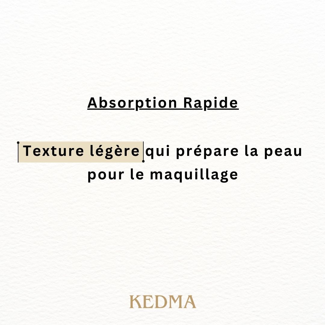 Kedma - Sérum Jour Élixir à l'Acide Hyaluronique et Vitamines