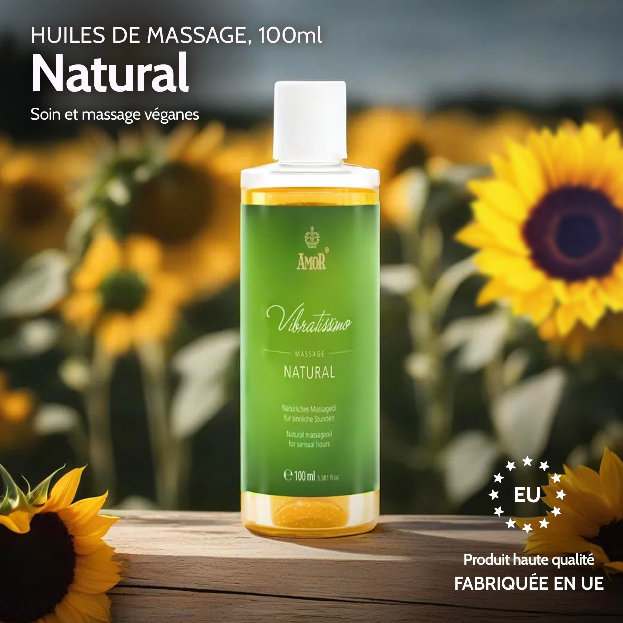 Vibratissimo Huile de Massage Natural