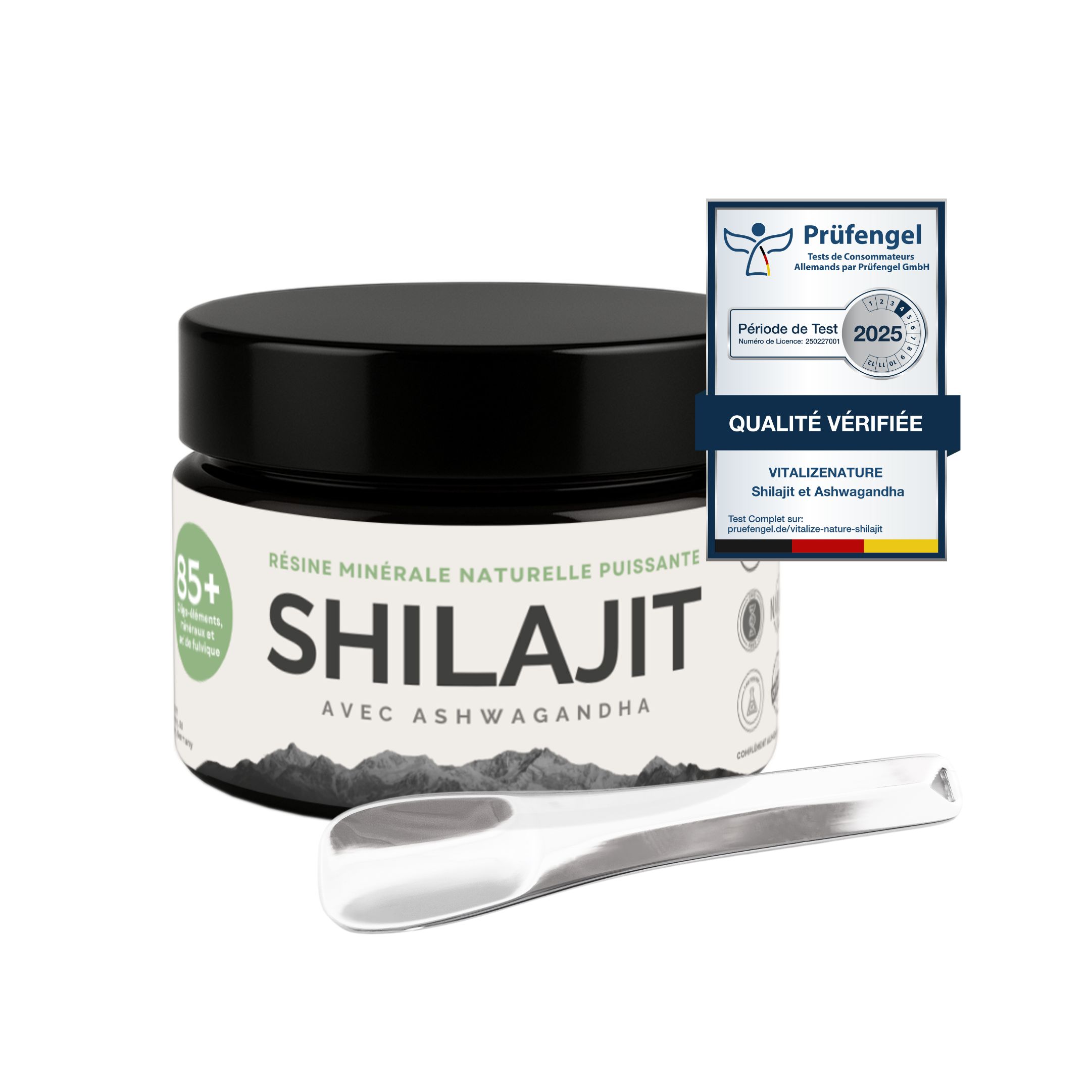 VitalizeNature Shilajit avec Ashwagandha