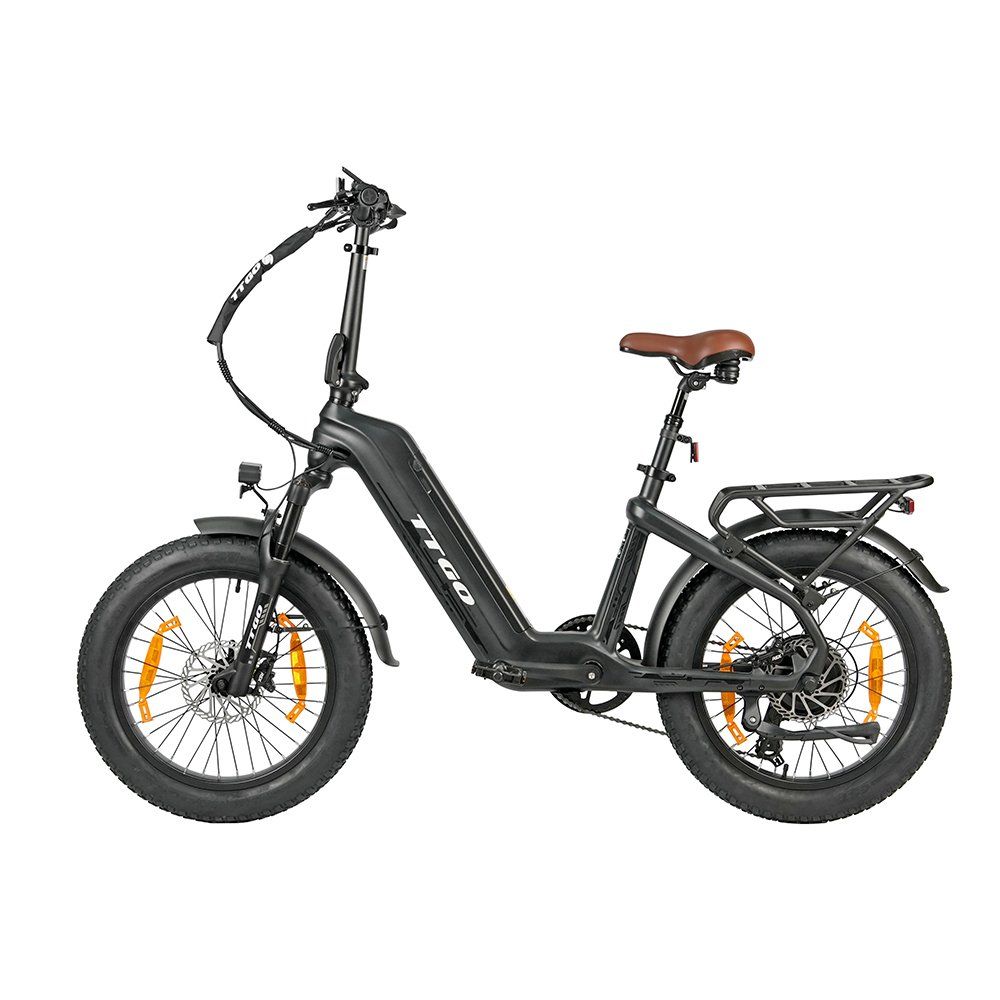 TTGO F8 Elektrische fiets van koolstofvezel met verborgen 48V 18Ah-accu