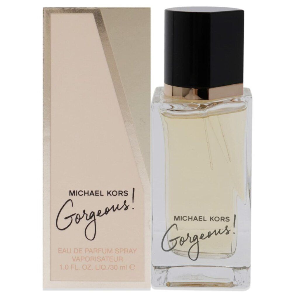 Fles en verpakking van Michael Kors Gorgeous! Eau de Parfum 30 ml.