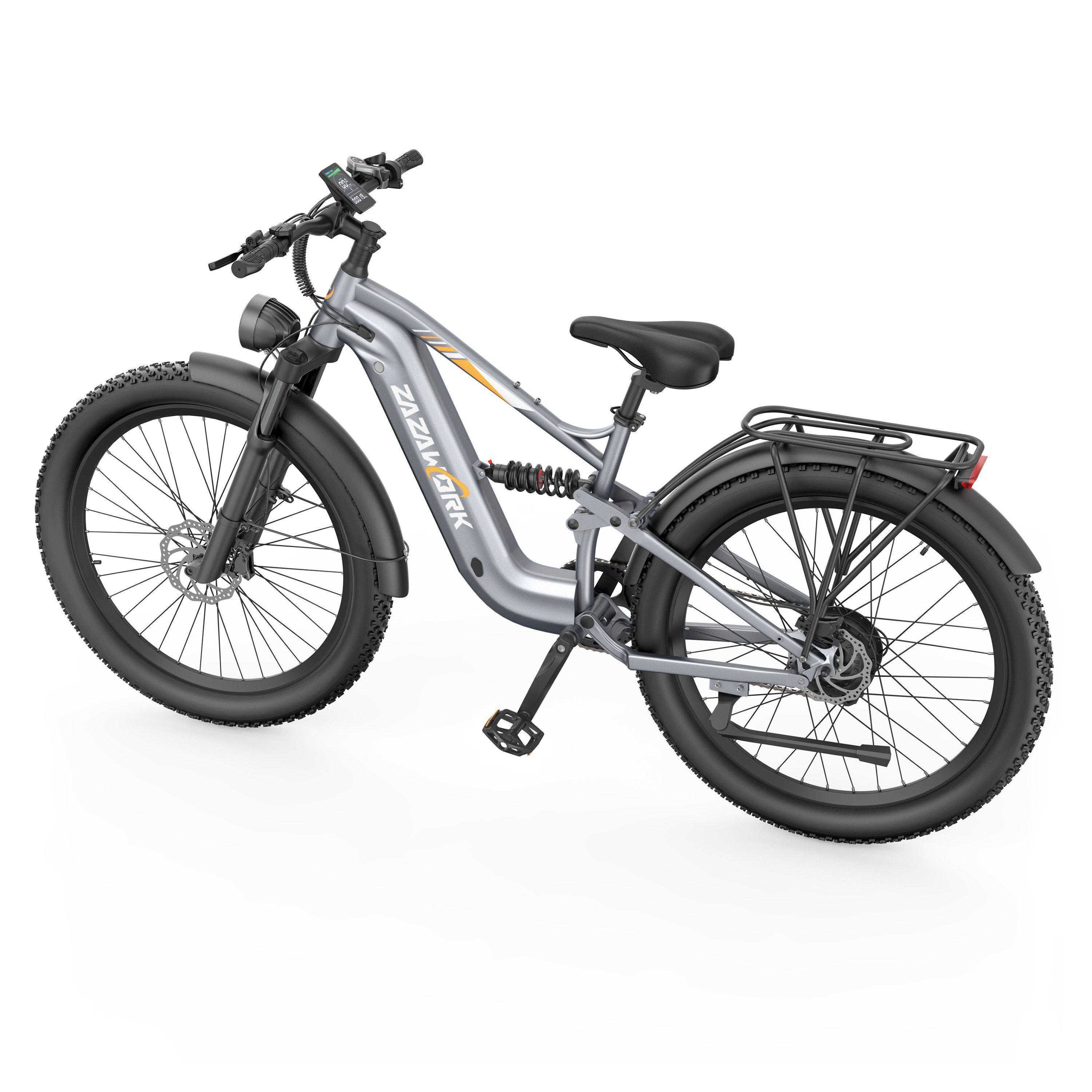 ZAZAWORK CF500 VTT électrique, batterie 48 V 20 Ah, autonomie de 90 km