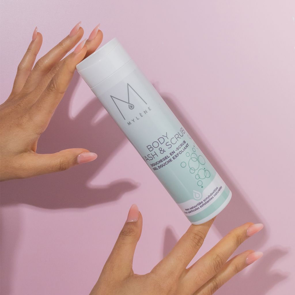 Mylène Body Wash & Scrub | 2-in-1 douchegel en scrub