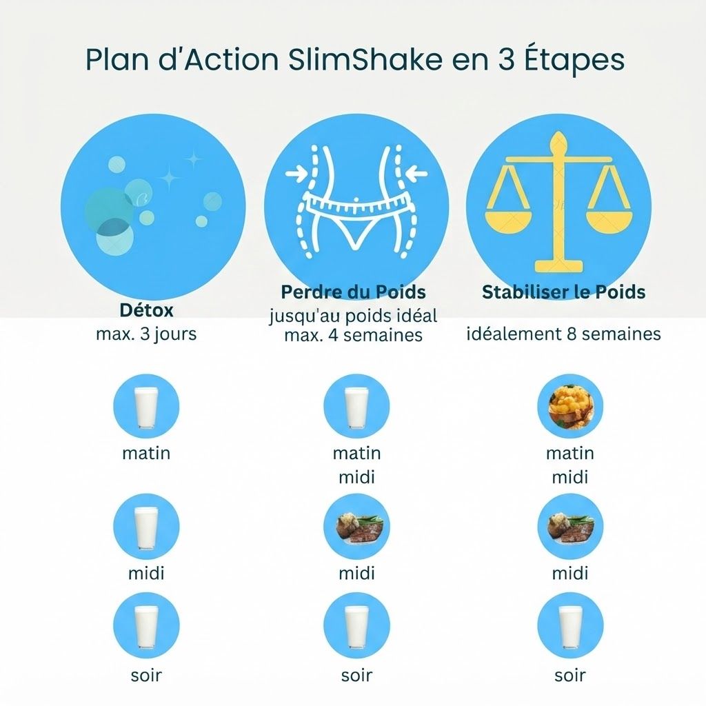 Boîte Peeroton Slim Shake Vanille avec shaker et ingrédients.