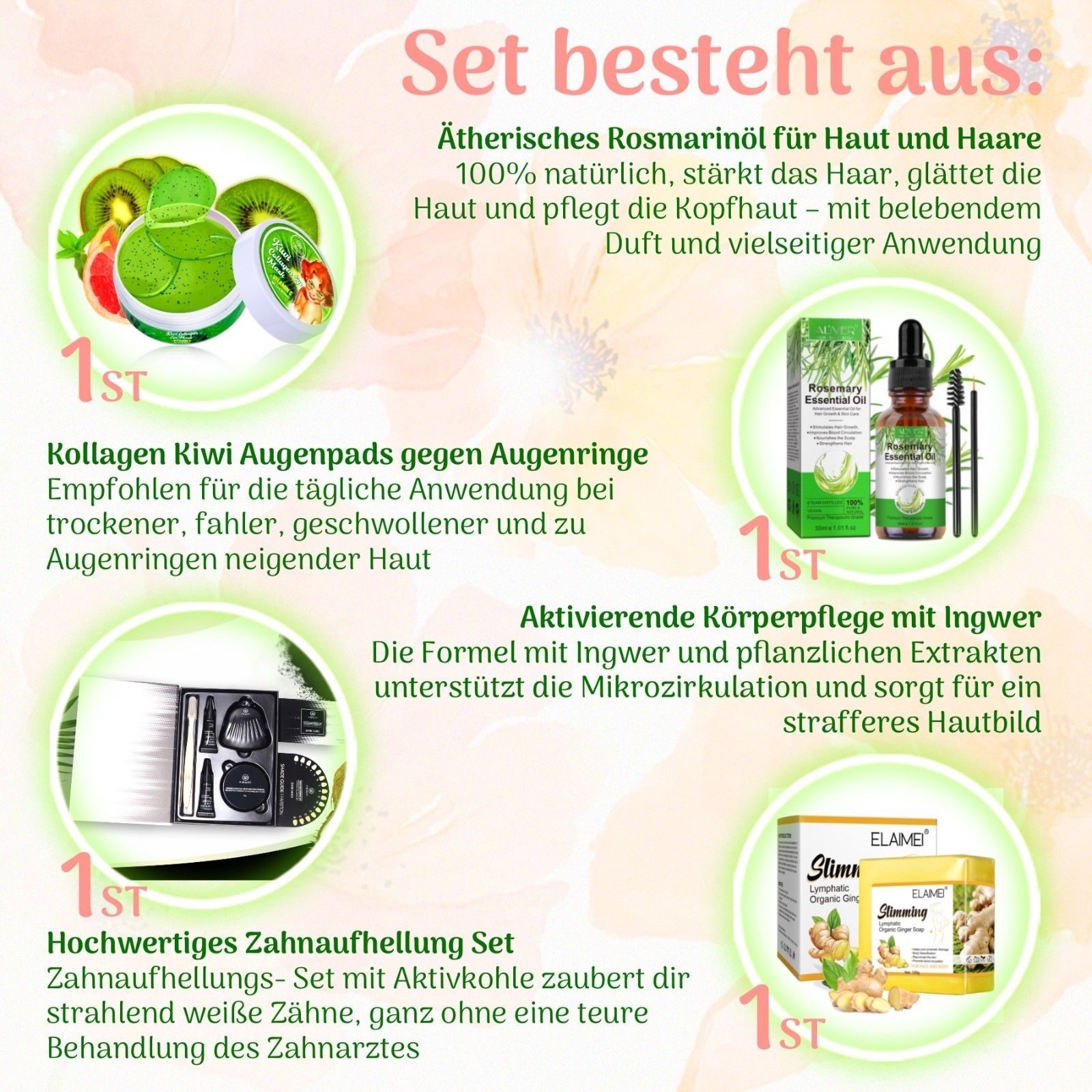 P-Beauty Coffret cadeau pour femme beauté et soins de la peau