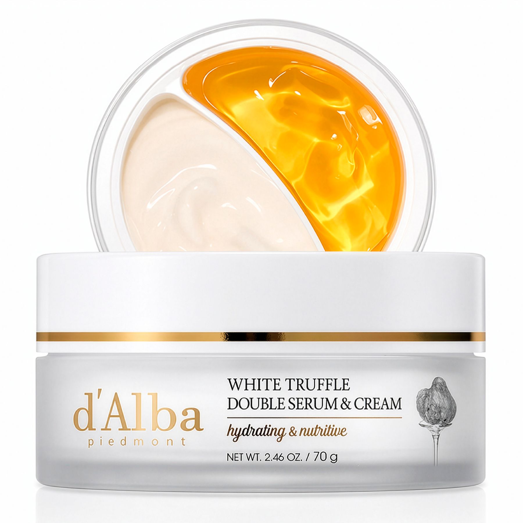 d'Alba Italiaanse Witte Truffel Double Serum Cream – Koreaans gezichtsserum