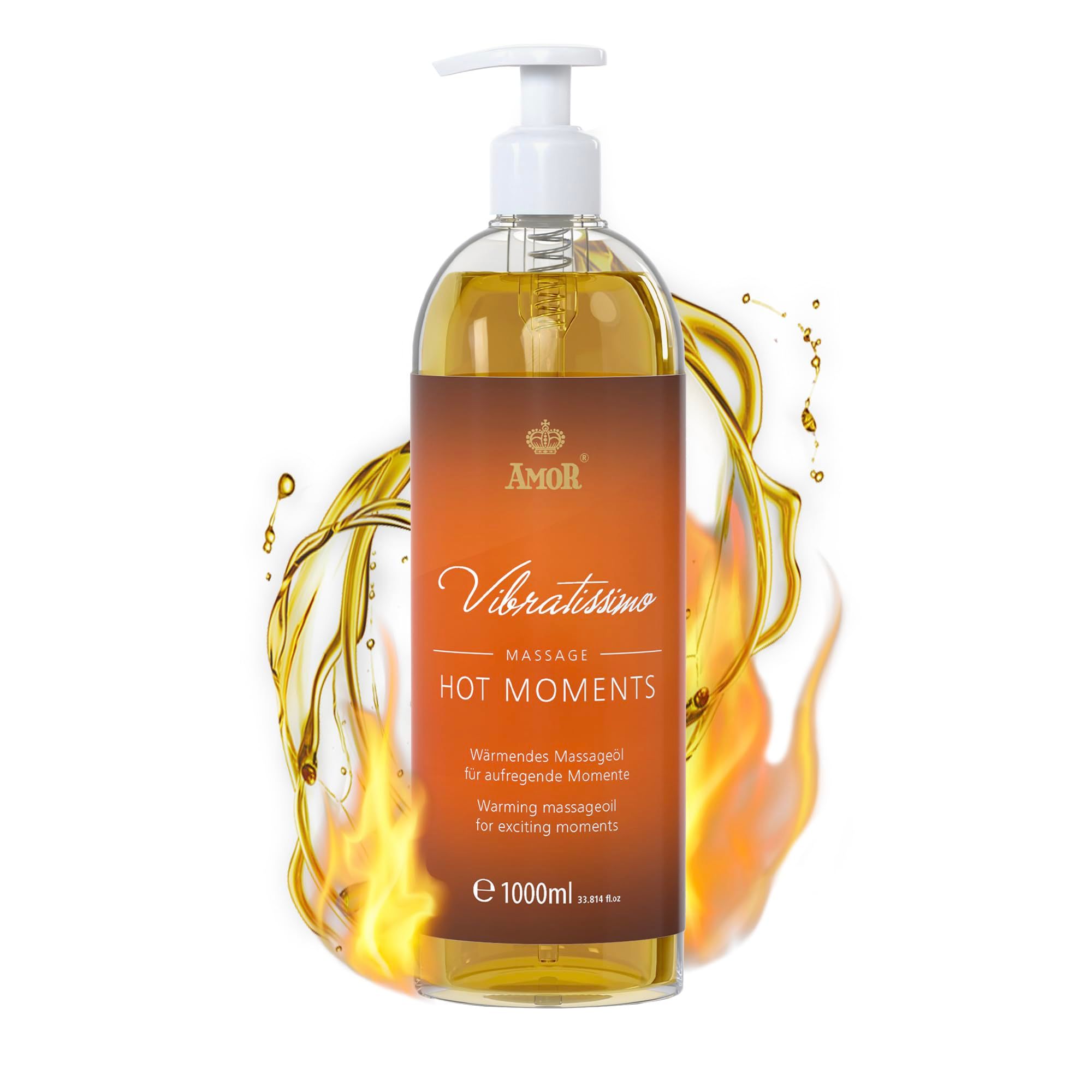 Vibratissimo Huile de Massage Hot Moments
