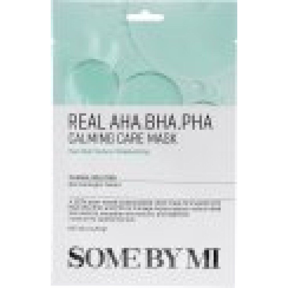 SOMEBYMI Real AHA-BHA-PHA Calming Care Mask, enkele verpakking, klinische oplossing, dermatologisch getest.