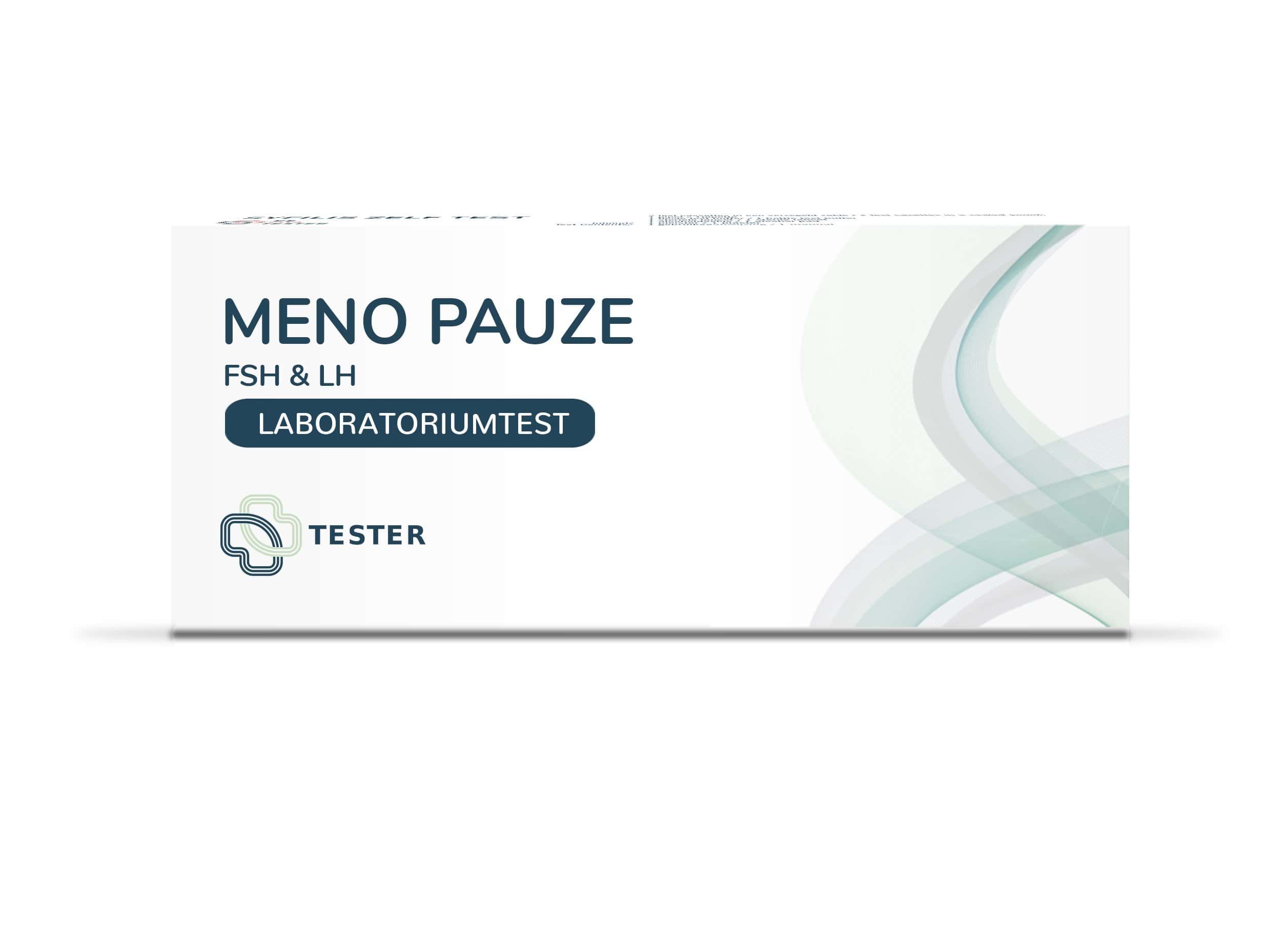 Emballage du test de laboratoire Meno Pauze FSH & LH.