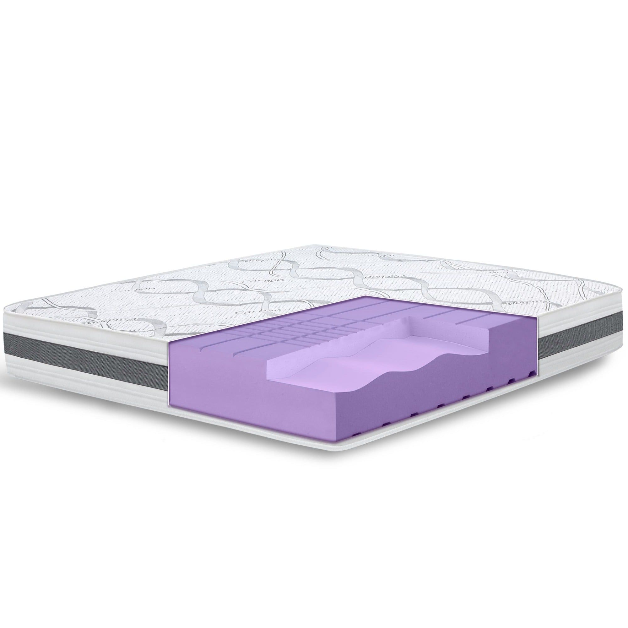 The White Stone Orthopedisch Matras 120x200 cm Medium Stevigheid | Hoogte 25 cm