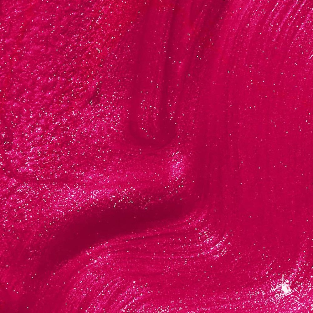 Roze nagellak met glitter. Close-up met wervelpatroon.