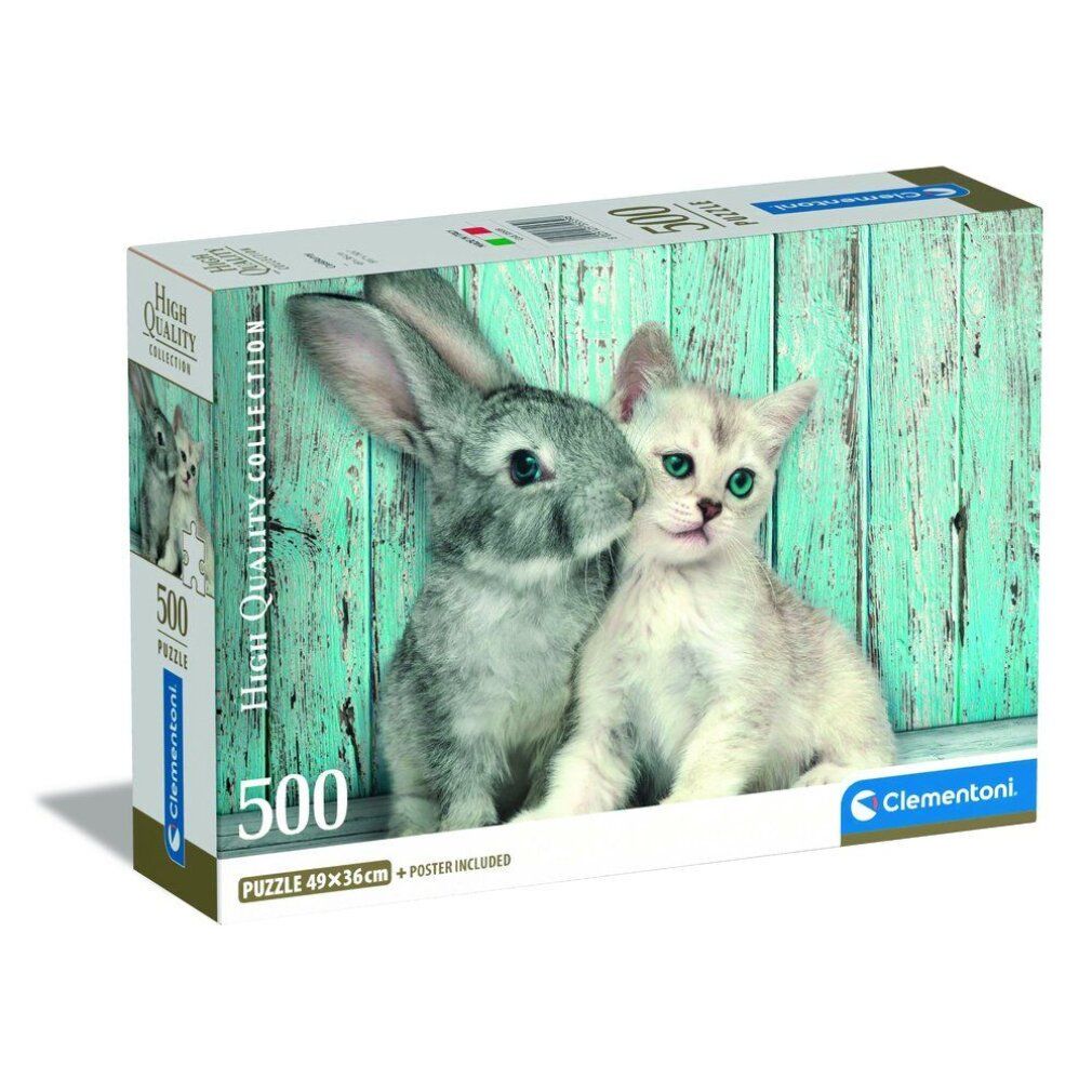 clementoni Puzzelpaard en haas 500 delen