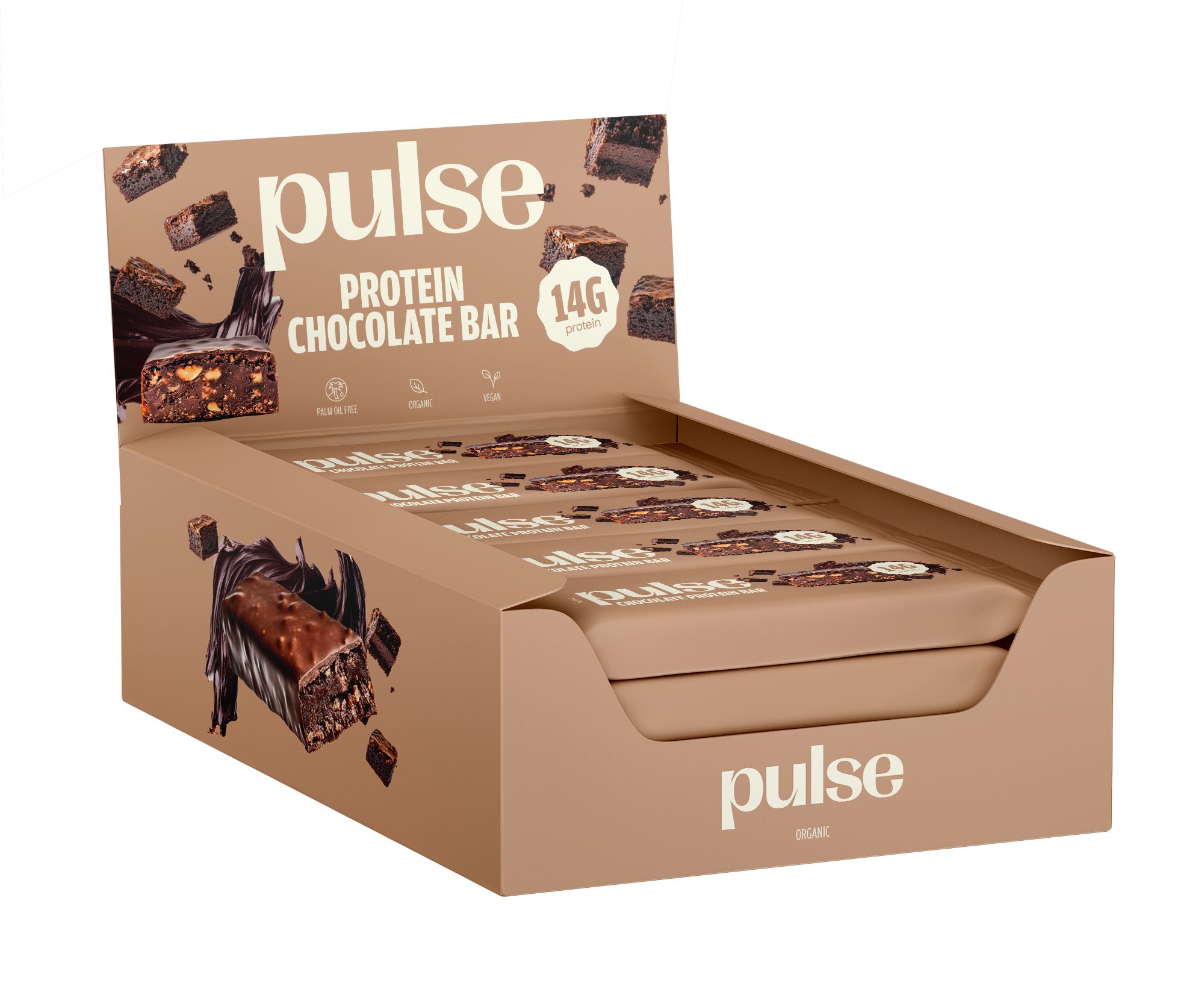 Pulse Protein Barres Protéinées Vegan Chocolat